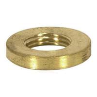 Satco 1/8 IP Brass Round Plain Locknut