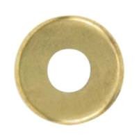Satco 1/8 IP Slip Brass Plated Straight Edge Steel Check Ring