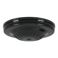 Satco Black Ribbed Canopy