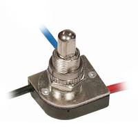 Satco 2 Circuit 4 Position 3 Way Metal Push Switch with Bushing