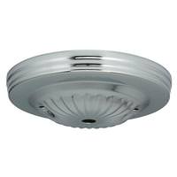 Satco Chrome Ribbed Canopy