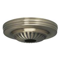 Satco Antique Brass Ribbed Canopy