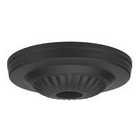 Satco Black Ribbed Canopy