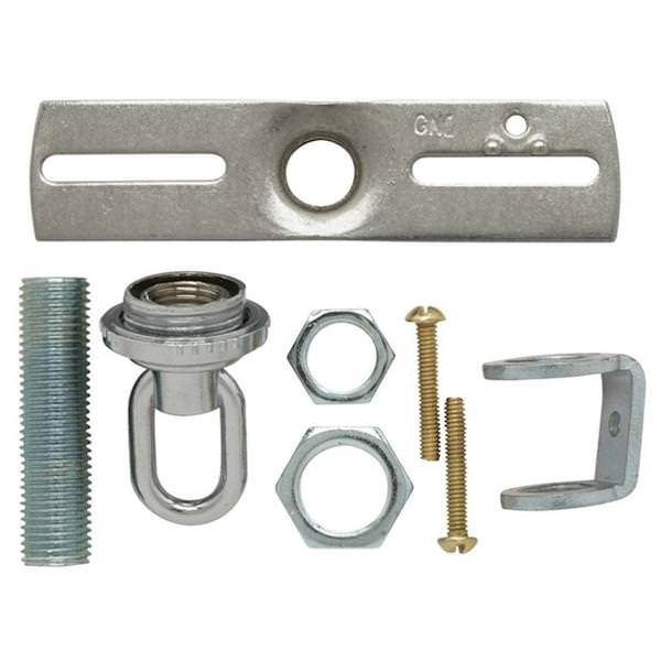 Chrome Screw Collar Loop Parts Bag
