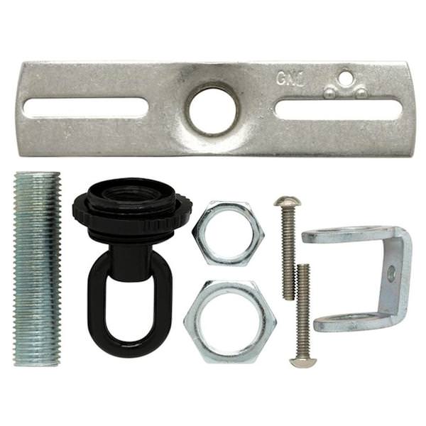 Black Screw Collar Loop Parts Bag