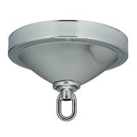 Satco Chrome Deep Canopy Kit