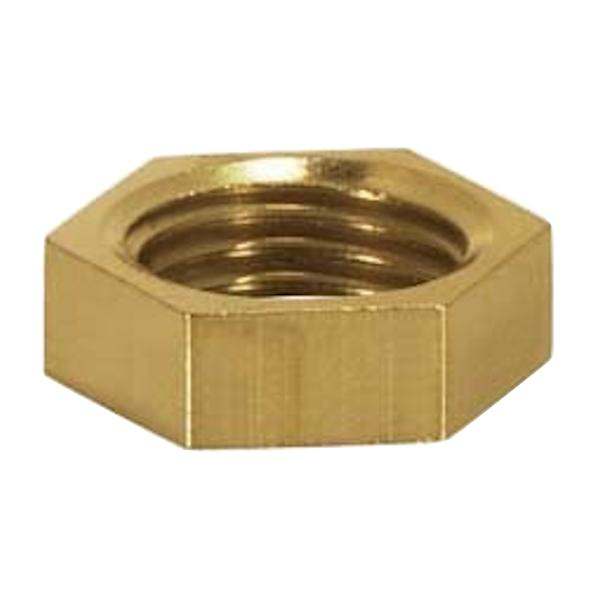 1/4 IP Brass Hexagon Locknuts