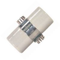 Satco 1/8 IPS Cap Porcelain Twin Socket with Double Bushing Strap