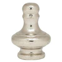 Satco 1/8 IP Polished Chrome Large Pyramid Knob