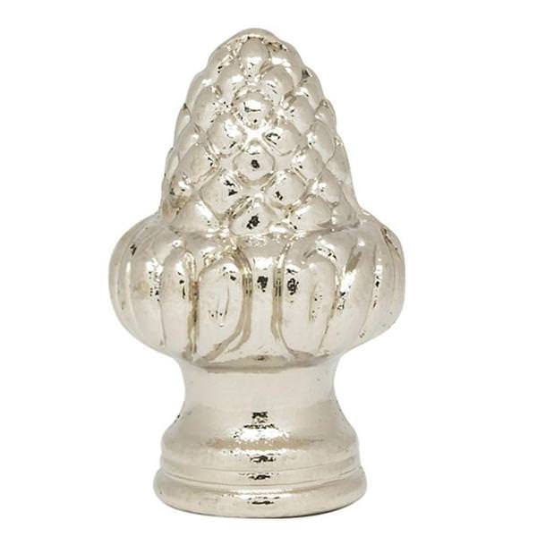 1.5" Polished Chrome Acorn Finial