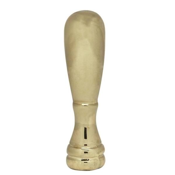 2" Polished Brass Bullet Finial