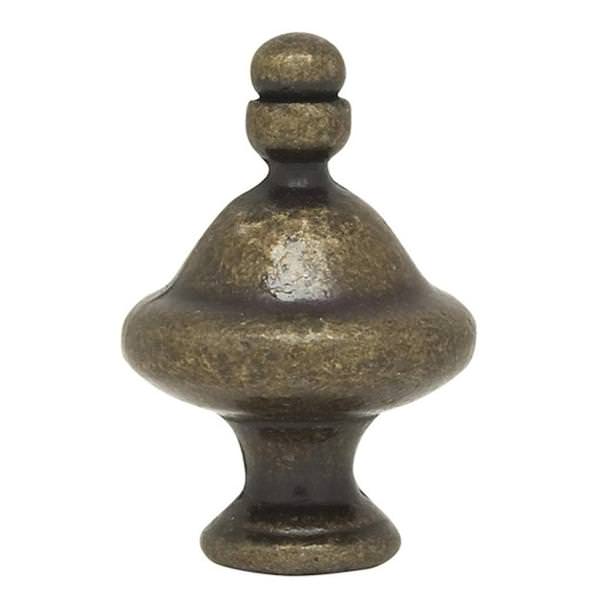 1.5" Antique Brass Pyramid Finial