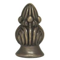 Satco 1.4" Antique Brass Bud Finial