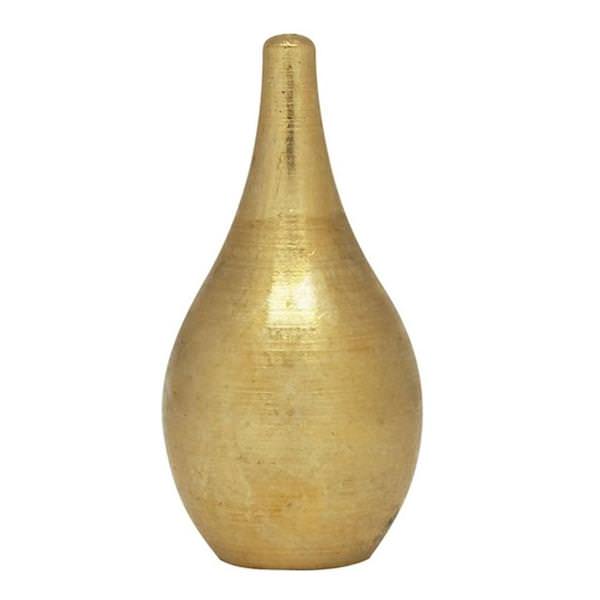 1.5" Brass Polished Tear Drop Finial
