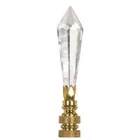 Satco 3.25" U-Drop Cut Crystal Finial