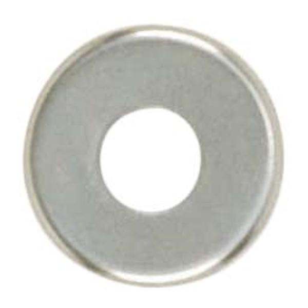 1/8 IP Slip Nickel Plated Curled Edge Steel Check Ring
