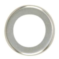 Satco 1/4 IP Slip Nickel Plated Curled Edge Steel Check Ring