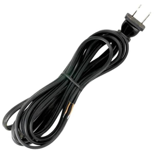 9' Black Molded Plug Cord