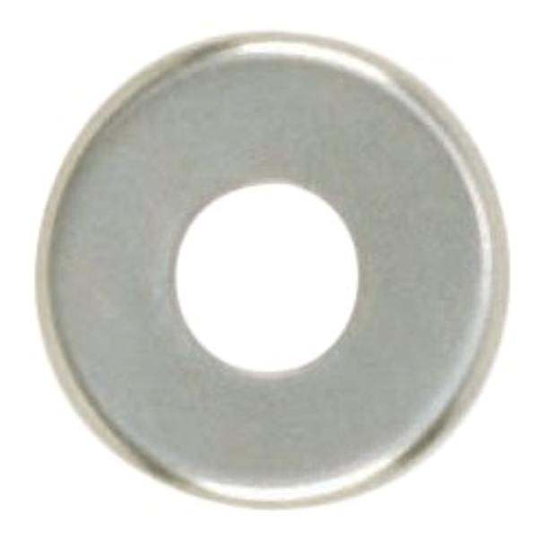 1/8 IP Slip Nickel Plated Curled Edge Steel Check Ring