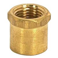 Satco .5" Hexagon Head 1/8 IP Brass Couplings