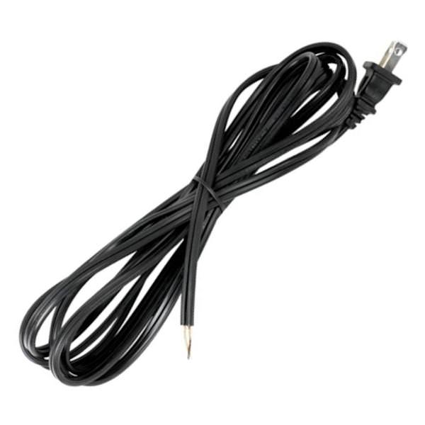 10' Black Molded Plug Cord
