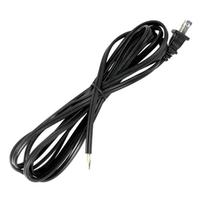 Satco 10' Black Molded Plug Cord