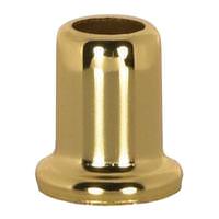 Satco Brass Plated Flanged Steel Necks