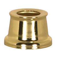 Satco Brass Plated Flanged Steel Necks