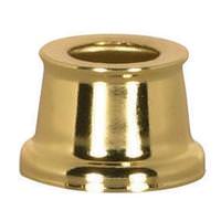 Satco Brass Plated Flanged Steel Necks