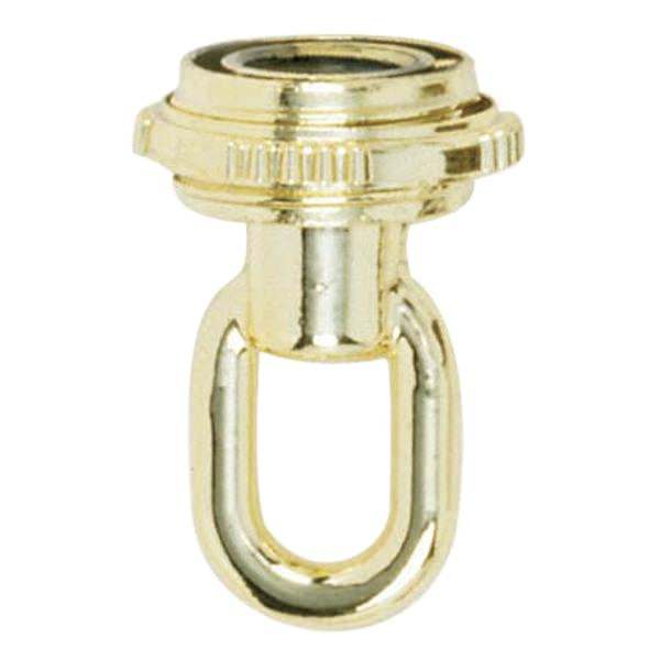 1/8 IP Brass Screw Collar Loop with Ring 1/8 IP Brass Screw Collar Loop with Ring