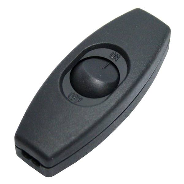 Black Feed Thru Rocker Switch