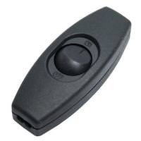Satco Black Feed Thru Rocker Switch
