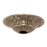 Satco Antique Brass Patterned Canopy