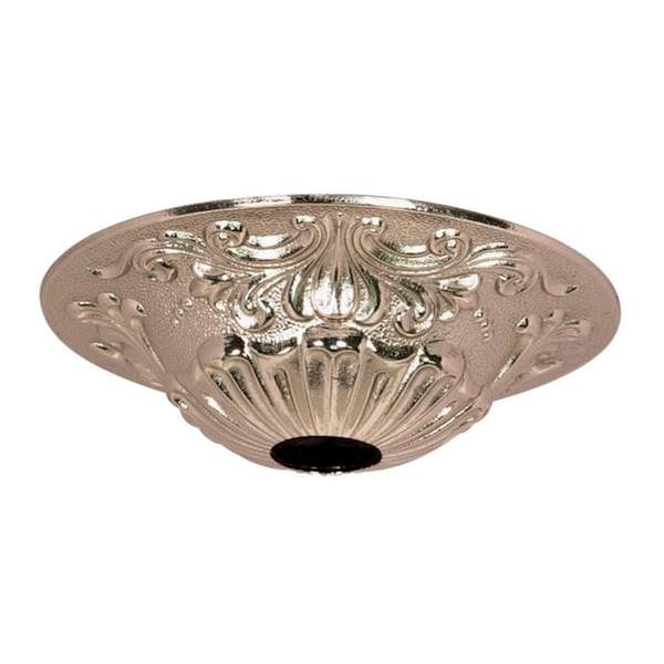 Polished Nickel Patterned Canopy