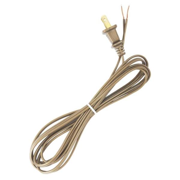 8' Metallic Gold Plug Cord
