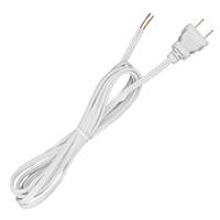 Satco 8' White Plug Cord