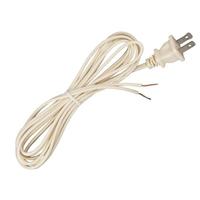 Satco 8' Ivory Plug Cord