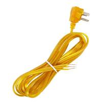 Satco 10' Clear Gold Flat Molded Plug Cord