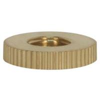Satco 1/8 IP Tapped Knurl Solid Brass Check Ring