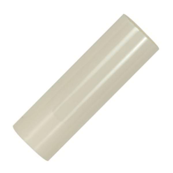 12" Cream Plastic Candle Cover