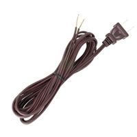 Satco 10' Brown Molded Plug Cord