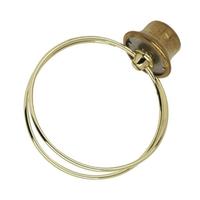 Satco 2" Short Medium Base Bulb Clip and Finial Lamp Harp
