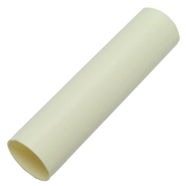 3.5" Cream Plastic Candle Cover