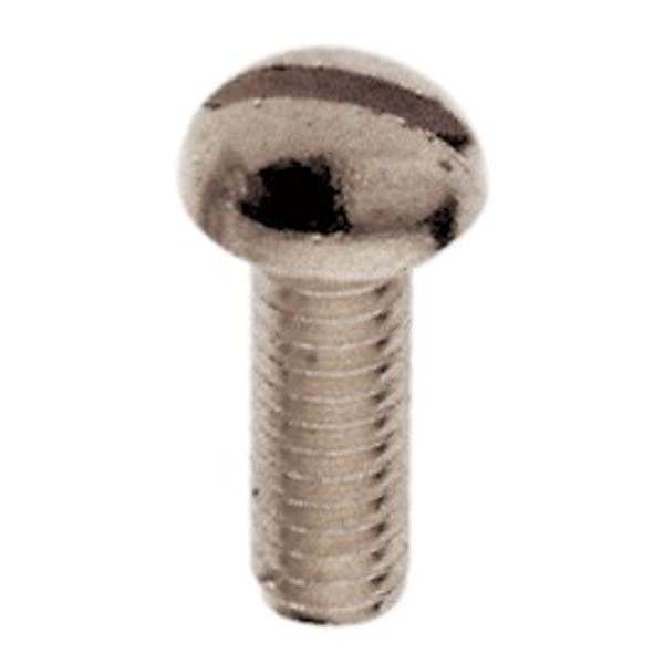 .5" 8/32 Nickel Plated Steel Round Head Slotted Machine Screws