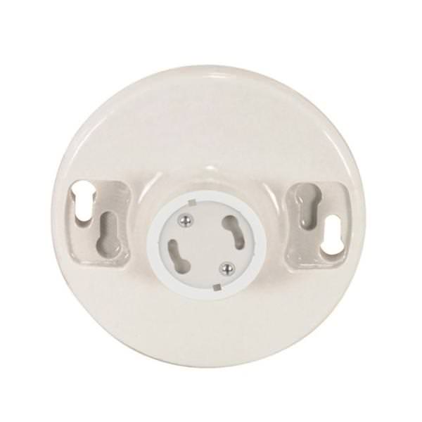 GU24 Fluorescent Keyless Porcelain Receptacle Sockets with Screw Terminals