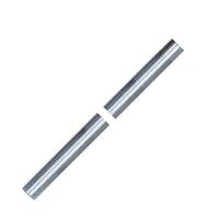 Satco 50" 1/4 IP Zinc Plated Silver Steel Nipple