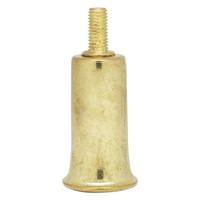 Satco 1/4-27 Brass Plated Steel Risers
