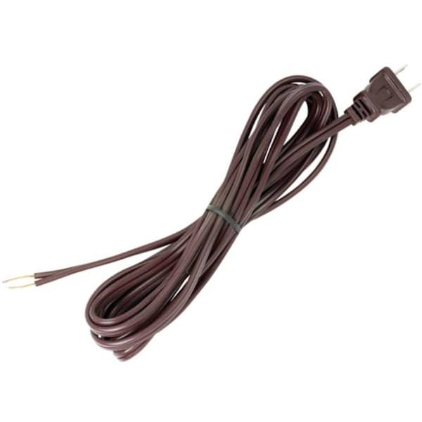 10' Brown Molded Plug Cord
