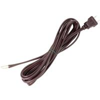 Satco 10' Brown Molded Plug Cord