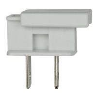 Satco 125 volt White Polarized Slide Plug